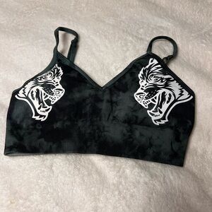 Darc Sport Black Graphic Sports Bra